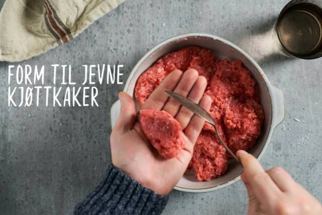 Form til jevne, runde kaker.