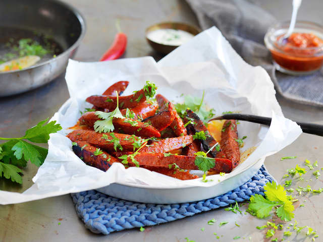 Stekt chorizo med persille