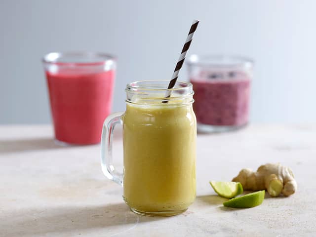 Appelsinsmoothie med frisk ingefær