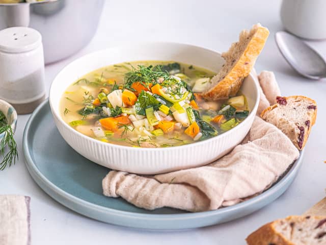 Rask grønnsakssuppe