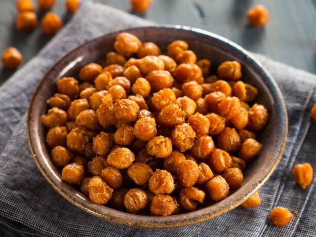 Krydrede stekte kikerter