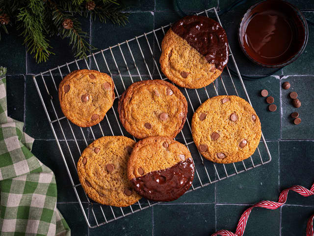 Cookies med pepperkakesmak