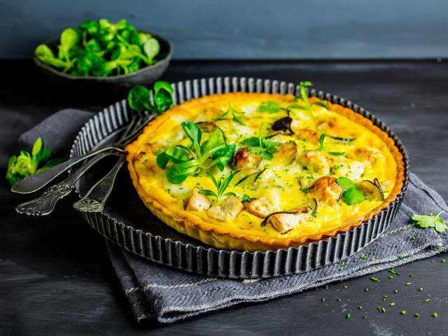 Kyllingpai med mozzarella