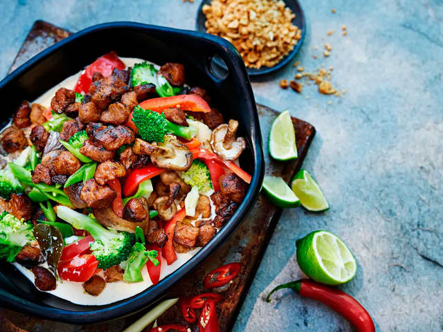 Vegetarisk thaigryte