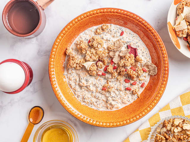 Kjøleskapsgrøt med chia