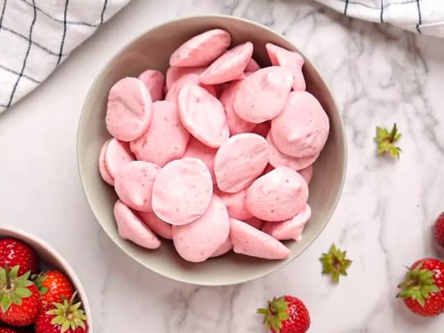 Litt sunnere snacks med jordbær