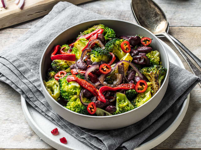 Spicy brokkoli i wok