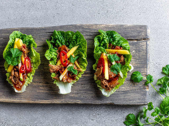 Vegetar tapas med mango