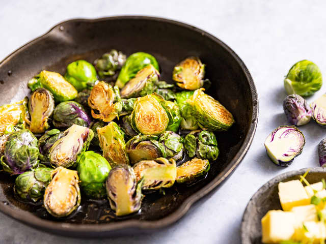 Karamelliserte rosenkål