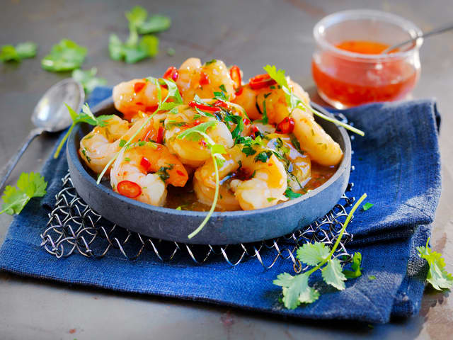 Chili- og hvitløksscampi