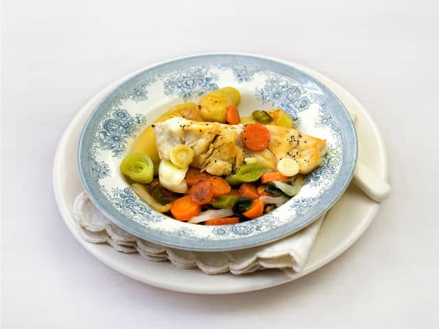 Seilfilet med grønnsaker