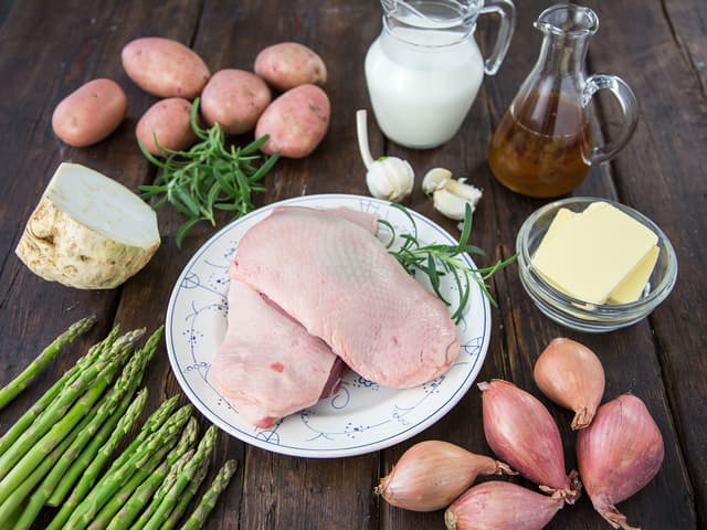 Finn frem ingrediensene