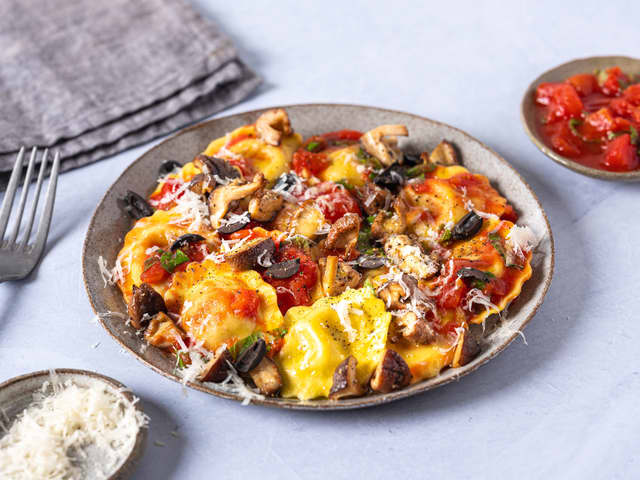 Ravioli med sopp