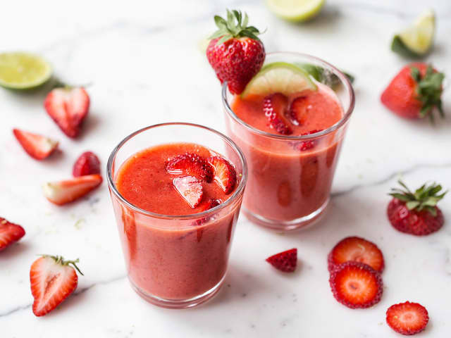 Alkoholfri strawberry daiquiri