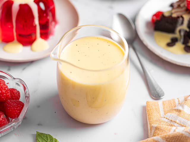 Hjemmelaget vaniljesaus