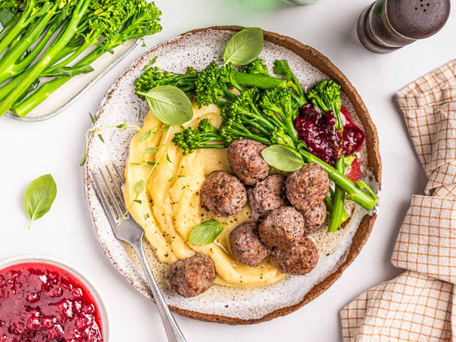 Kjøttboller og potetmos