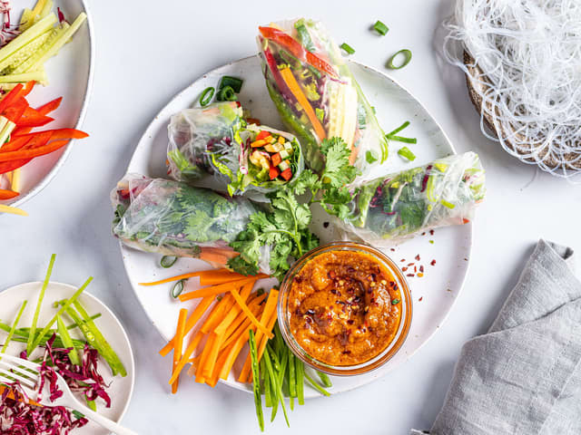 Vegetariske sommerruller