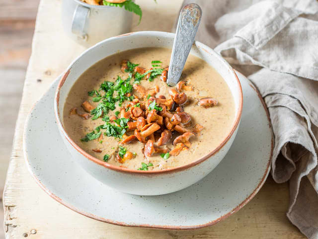 Skogssoppsuppe uten melk