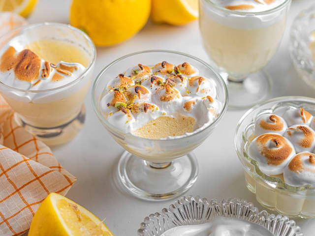 Sitronfromasj med marengs