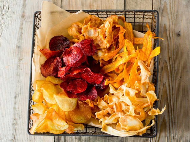 Chips av rotgrønnsaker