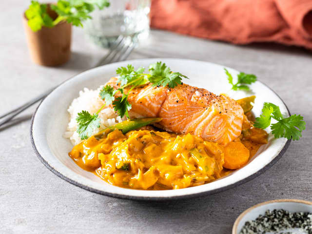 Red curry med ørret