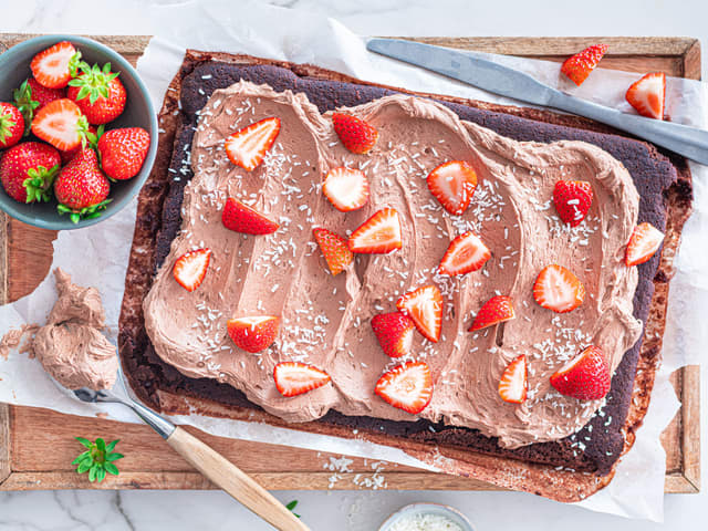 Sjokoladekake uten gluten, melk og egg
