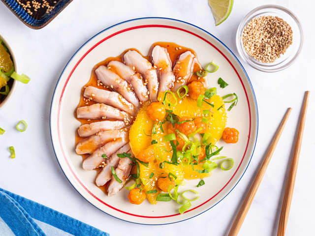 Speket sild med ponzu saus