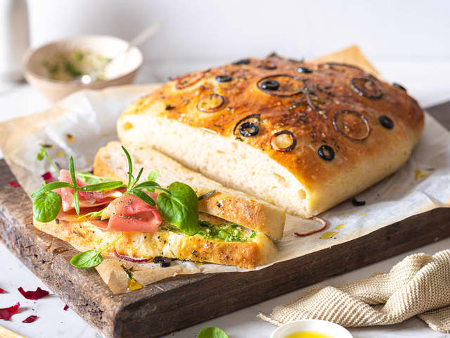 Eltefri focaccia