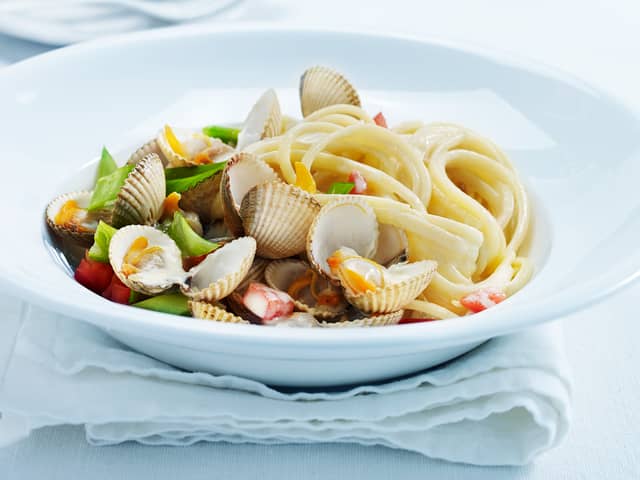 Pasta med hjerteskjell