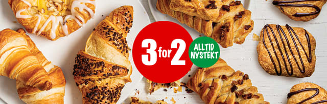 3 for 2 Wiener småvarer, Bakehuset, utvalget kan variere