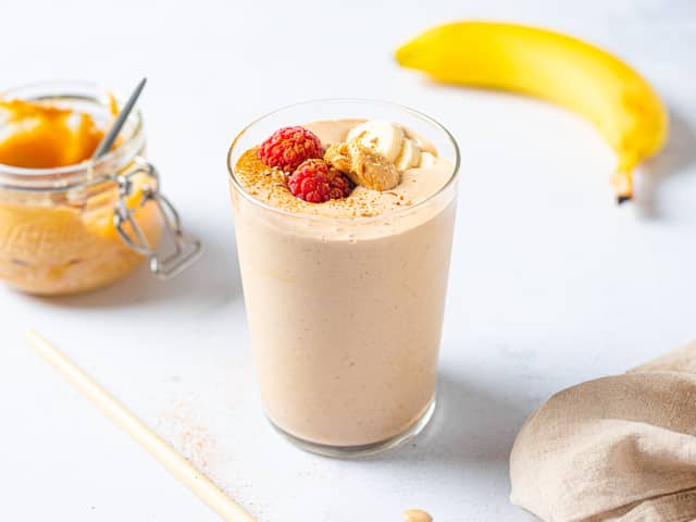 Smoothie med nøttesmør