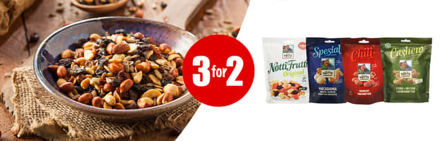 3 for 2 alt fra Den Lille Nøttefabrikken