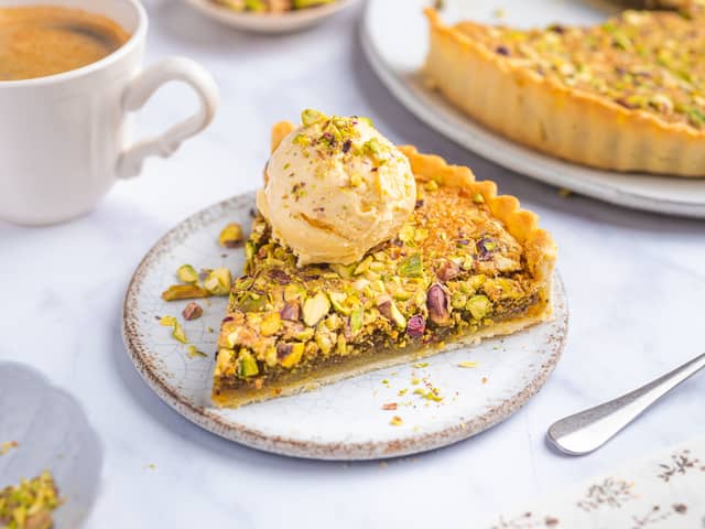 Frangipane med pistasjnøtter