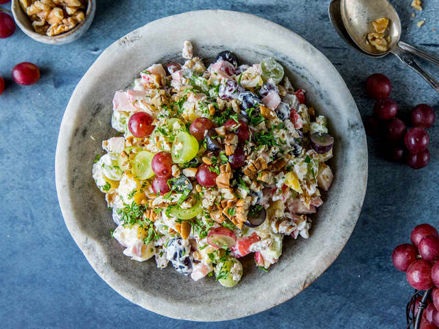 Hjemmelaget waldorfsalat