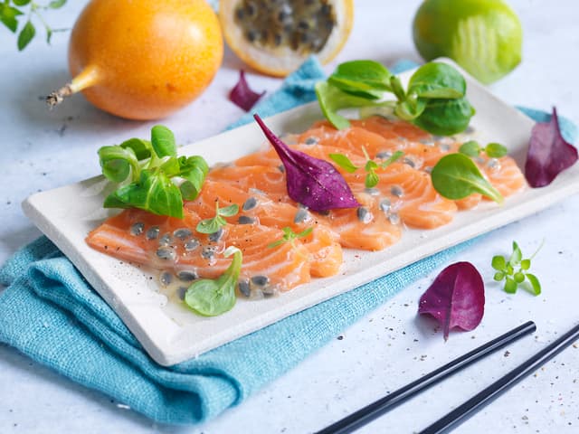 Frisk og syrlig sashimi