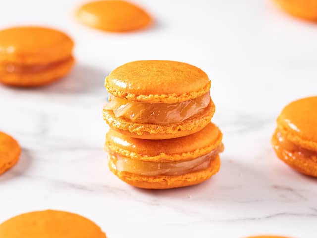 Franske makroner med sitronkrem