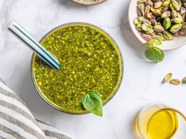 Pistasjpesto