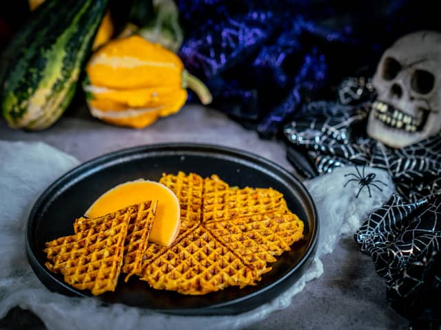 Grønnsaksvafler med gresskar