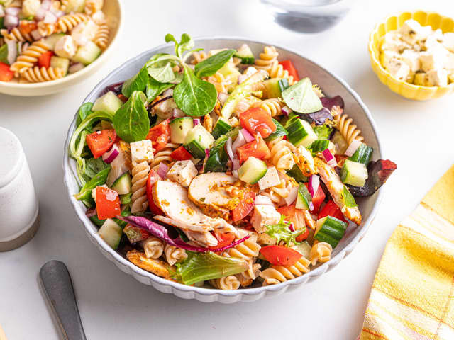 Kyllingsalat med pasta