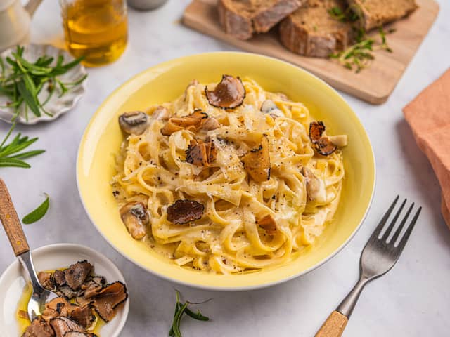 Trøffelpasta med sopp