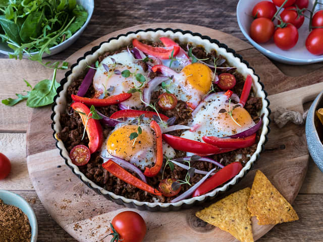 Tacopai med kjøttdeig