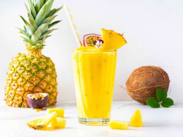 Smoothie med tropisk frukt