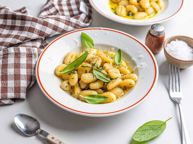 Gnocchi med salviesmør