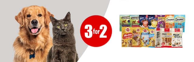 3 for 2 Dyresnacks, et stort utvalg