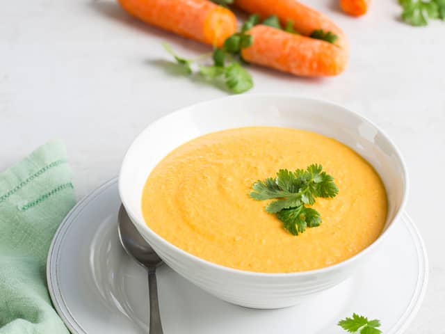 Gulrotsuppe med kokosmelk og appelsin