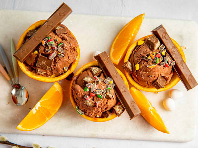 Påskedessert med is