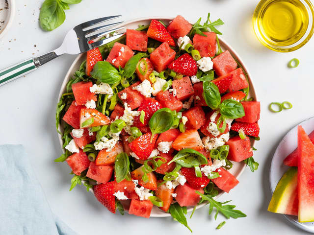 Vannmelonsalat med feta