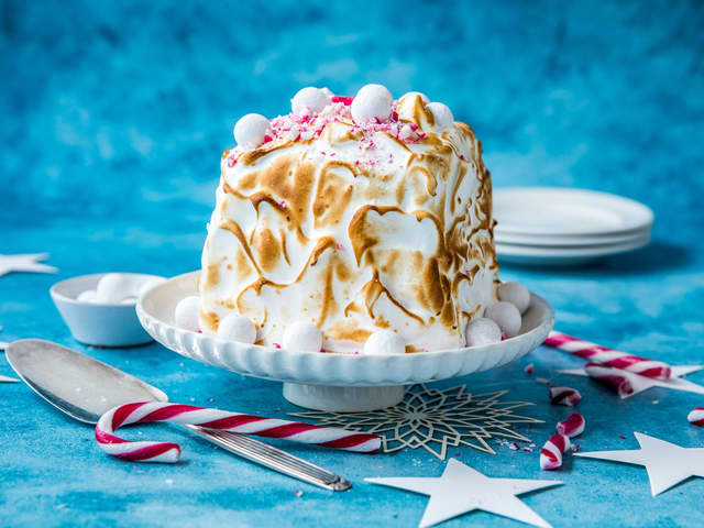 "Isbombe" Baked Alaska