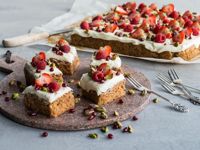 Gulrotkake i langpanne