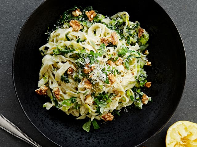 Kremet pasta med ricotta